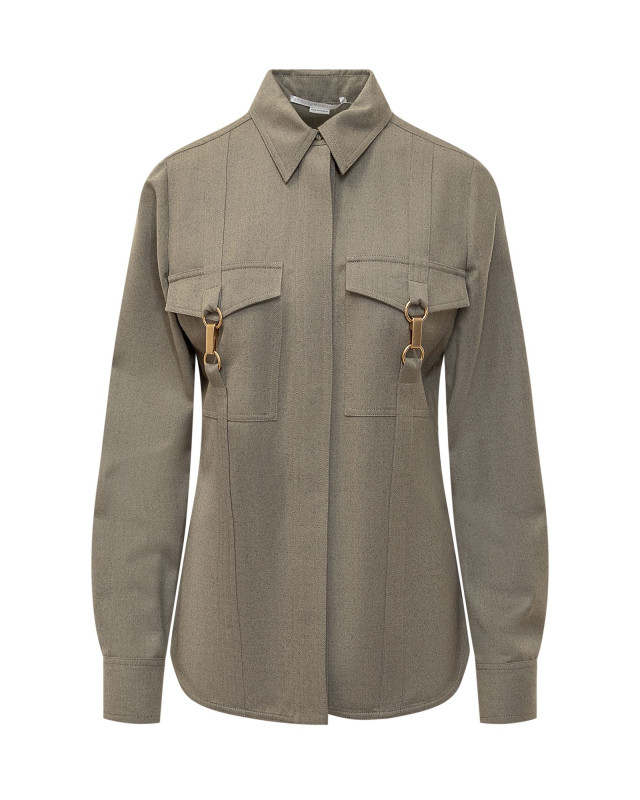 [Stella McCartney] Shirts Long Sleeve FW24 6201203CU703 2807