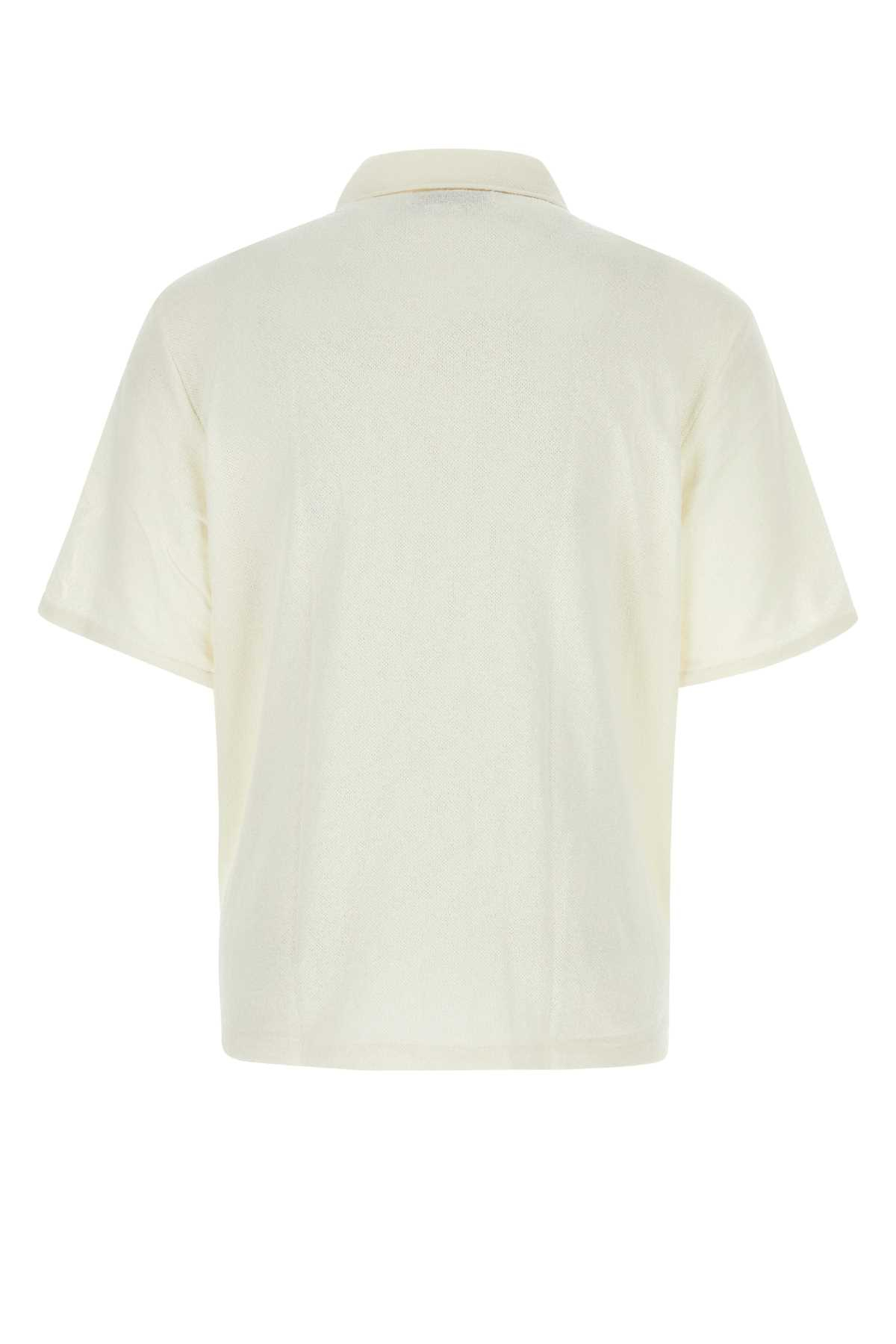 [Our Legacy] Shirts Short Sleeve SS25 M2202BO WHITEBOUCLE