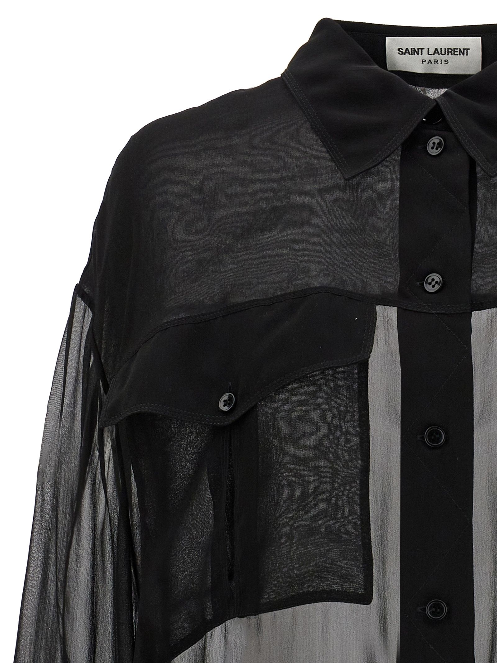 [Saint Laurent] Blouse SS24 788262Y115W1000