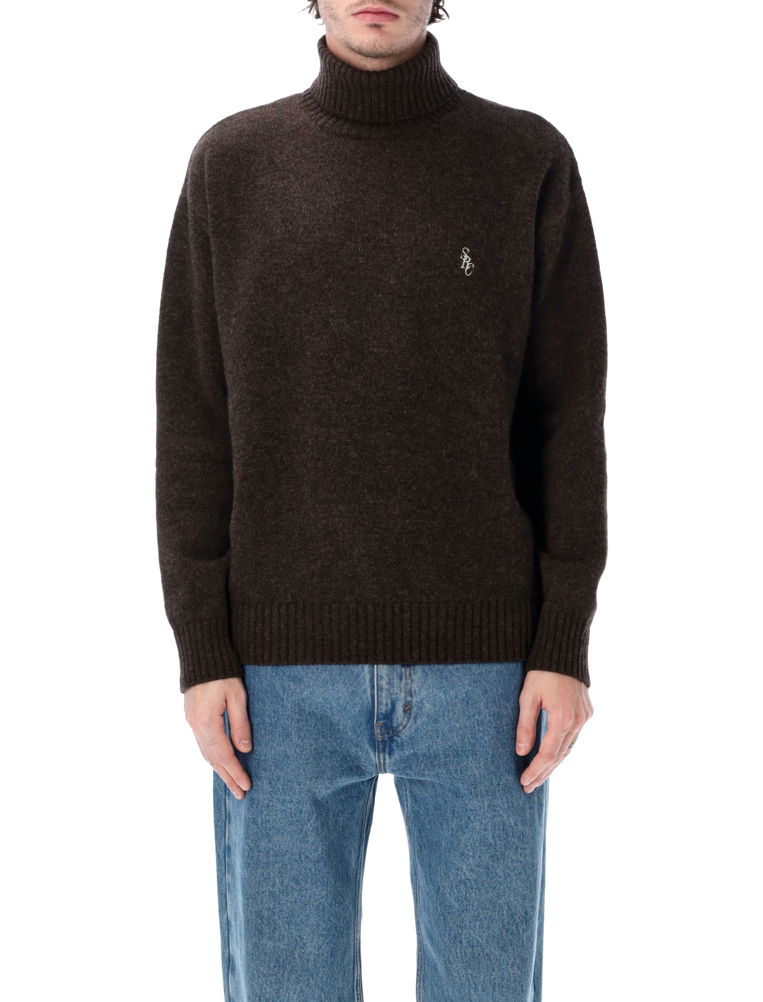 [SPORTY & RICH] Knitwear FW25 WS08265302BR03CHOCOLATE