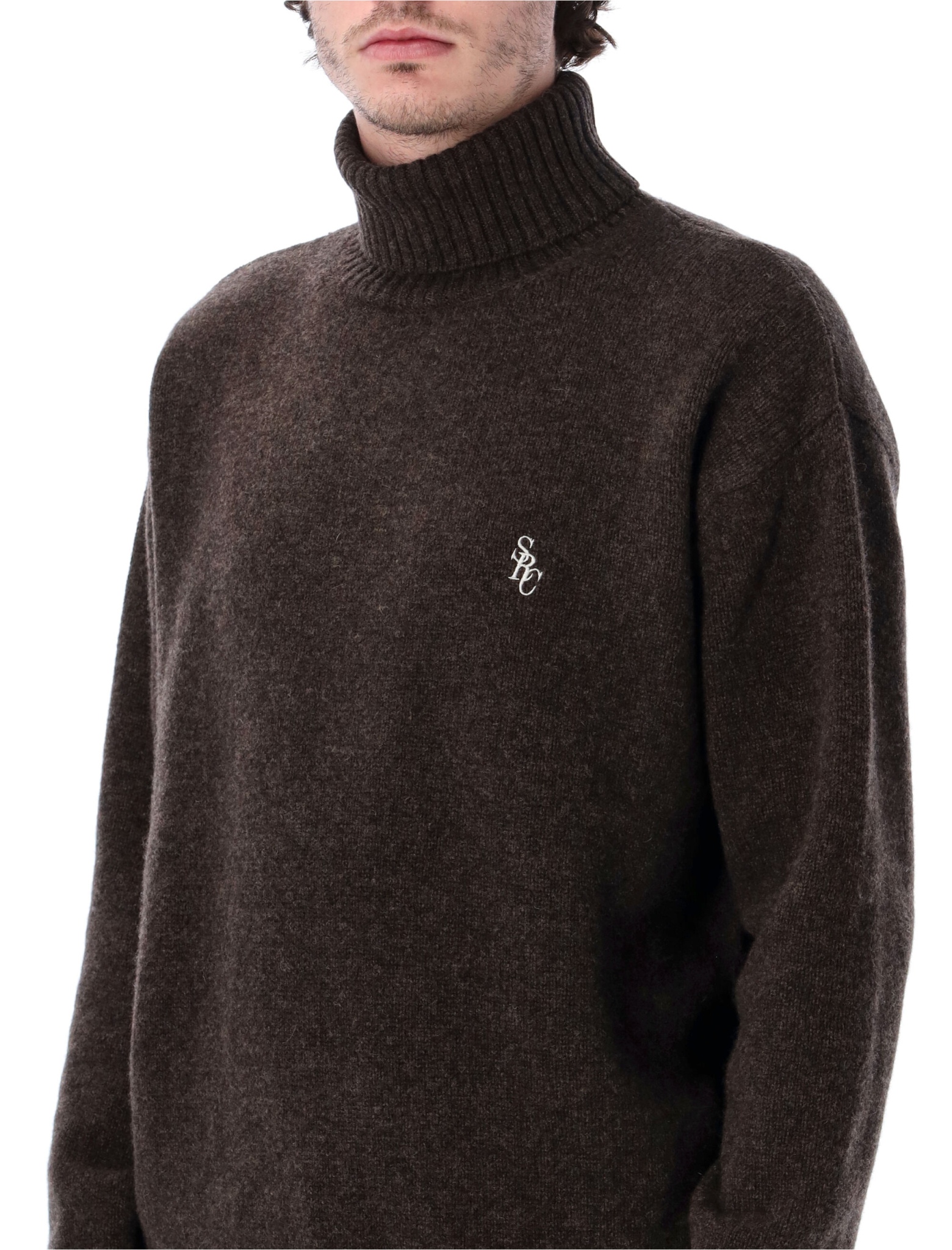 [SPORTY & RICH] Knitwear FW25 WS08265302BR03CHOCOLATE