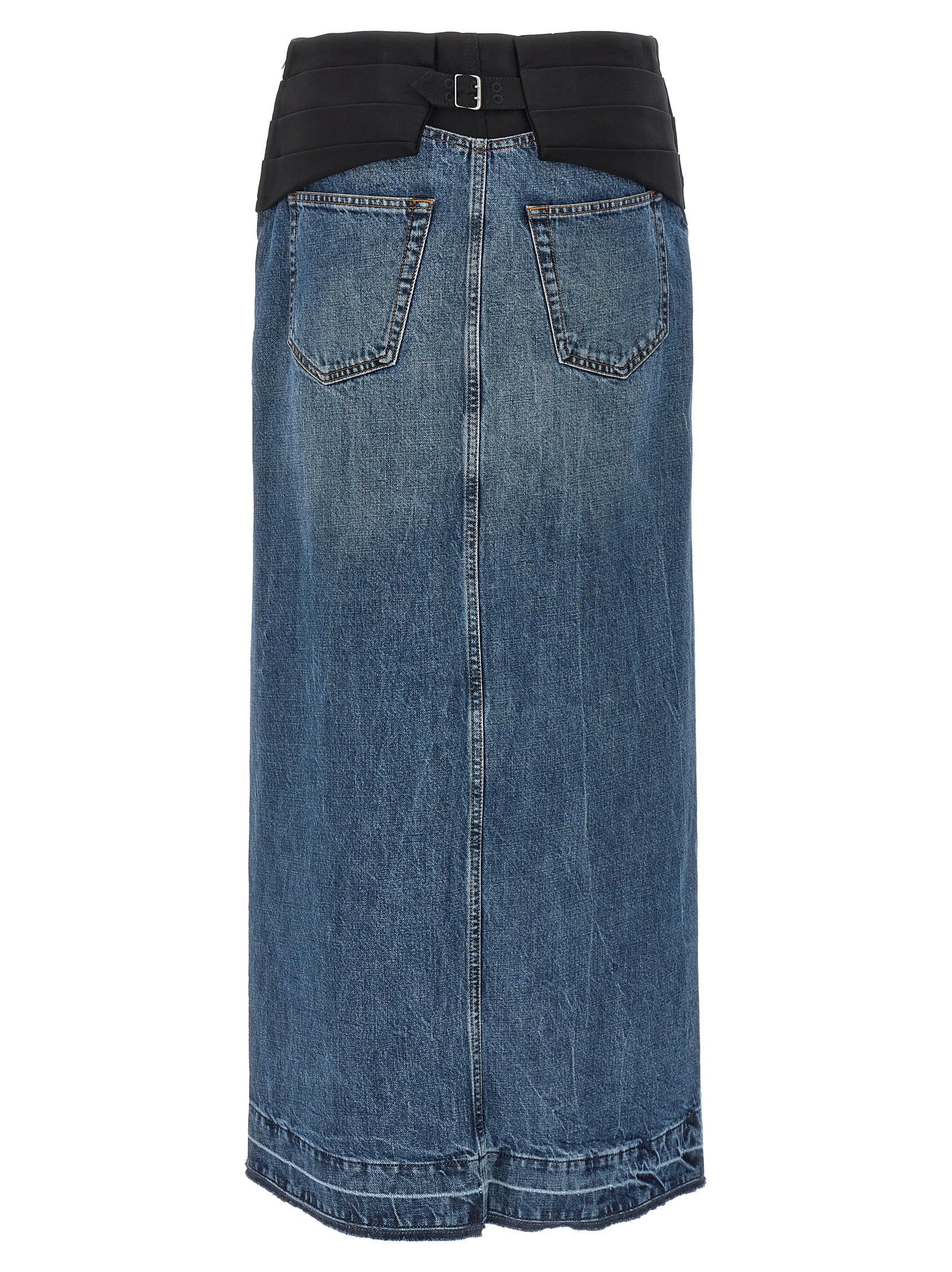[Stella McCartney] Midi skirt SS24 6D02693SPH684149