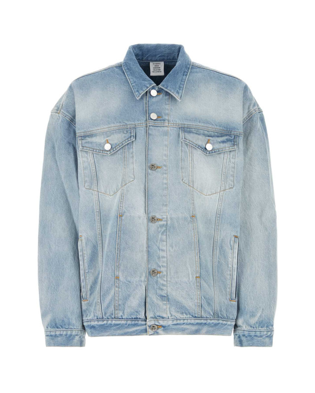 [Vetements] Shirts Long Sleeve SS24 UE64JA390N BLUE