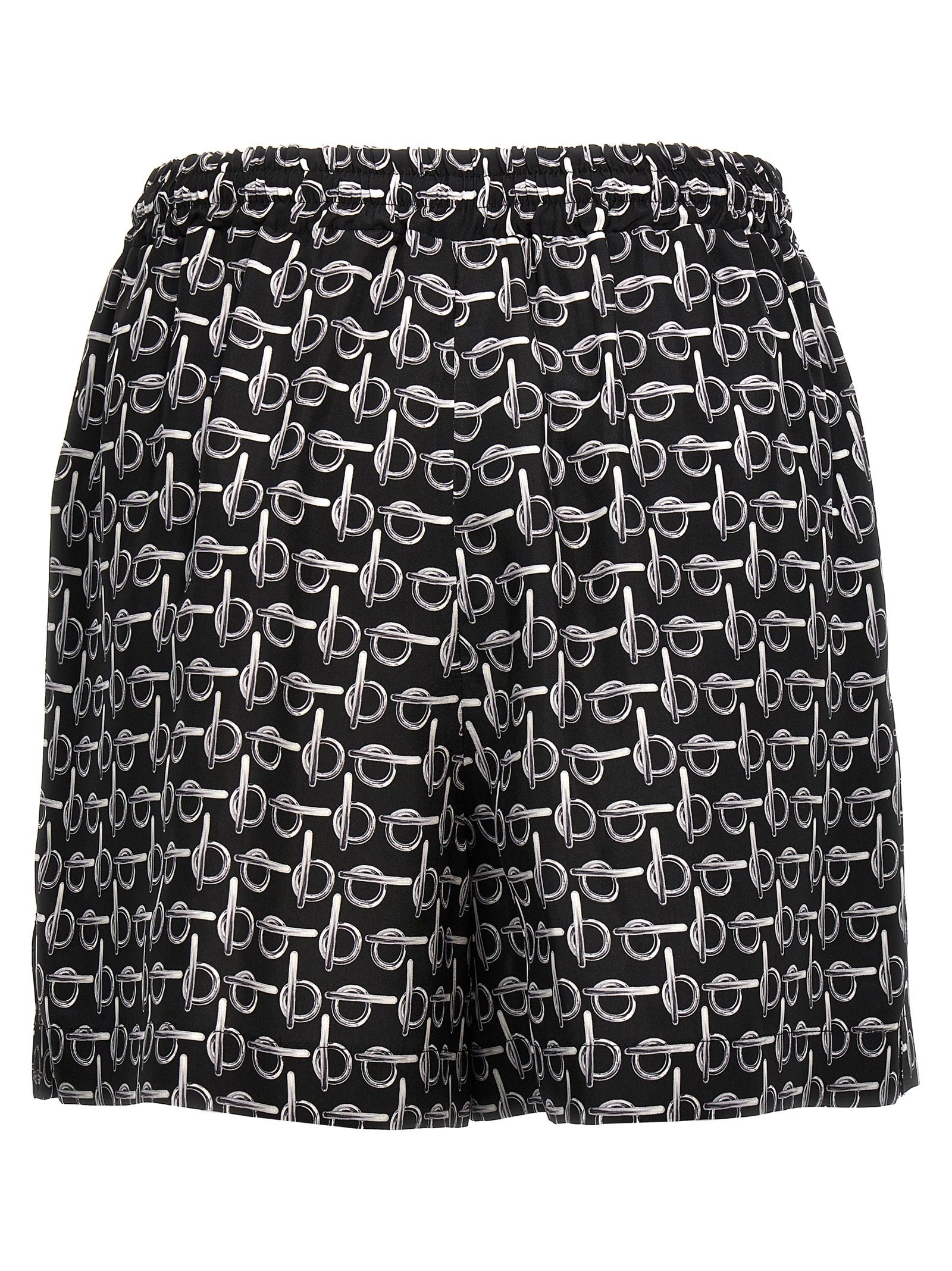 [Burberry] Shorts SS24 8088641SILVERBLACK