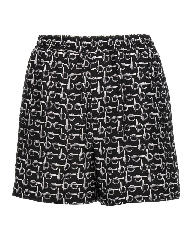 [Burberry] Shorts SS24 8088641SILVERBLACK