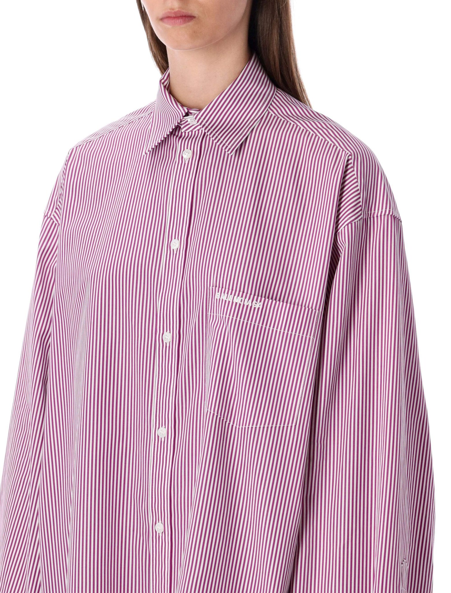 [Balenciaga] Shirts Long Sleeve FW25 852322TGM025075
