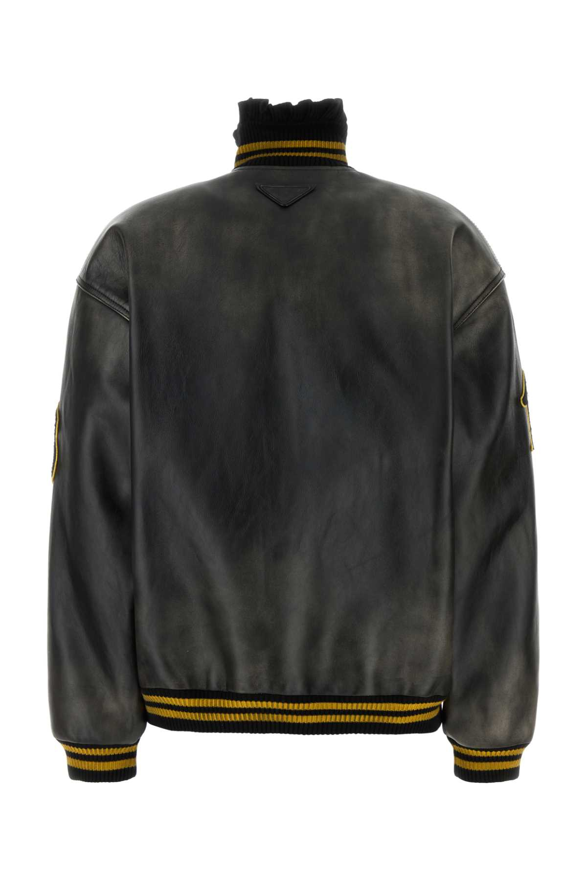 [Prada] Leather Jacket FW24 58A189SOOO15Y0 F0002