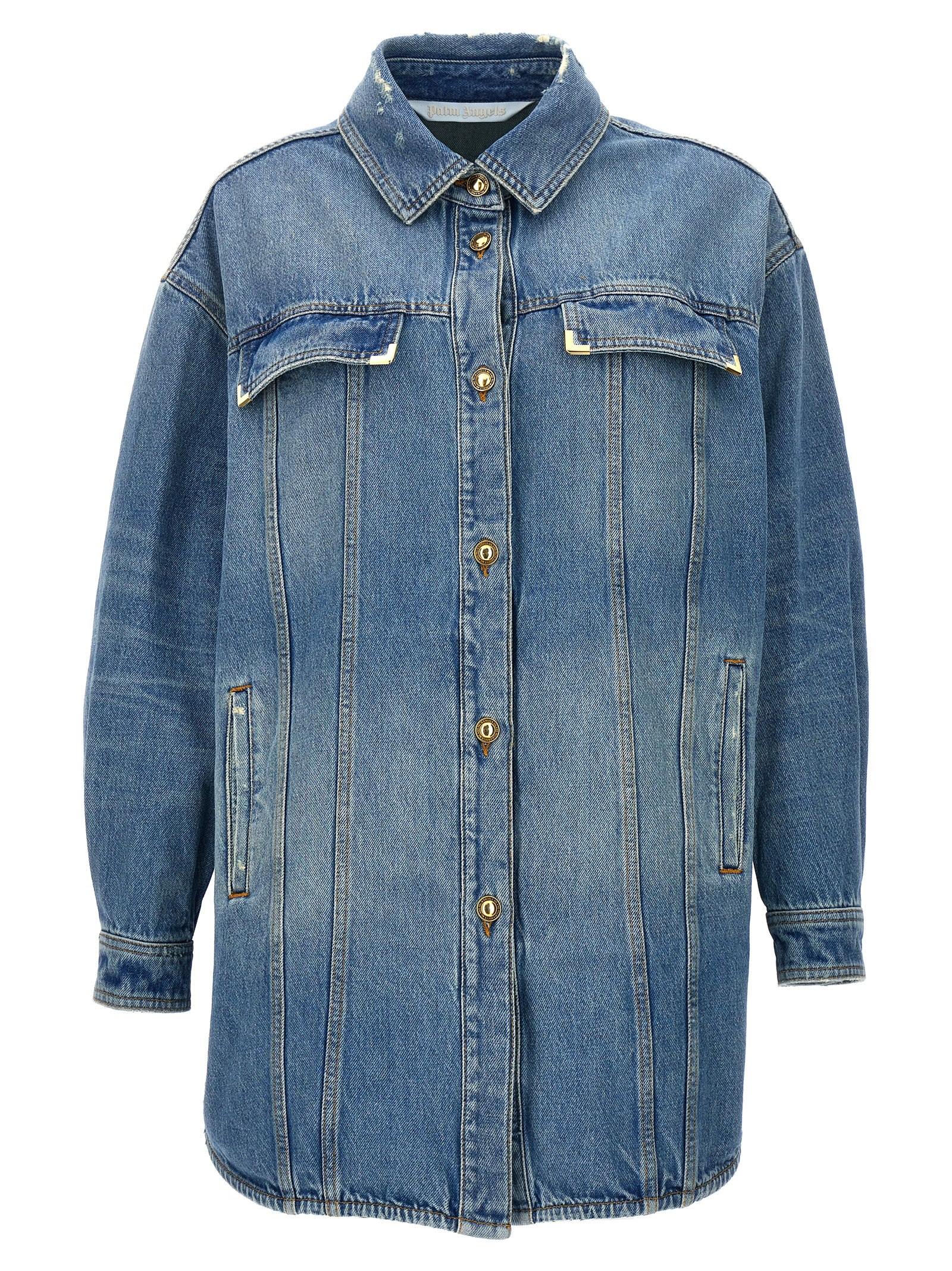[Palm Angels] Casual Jacket SS24 PWYD021S24DEN00140404040