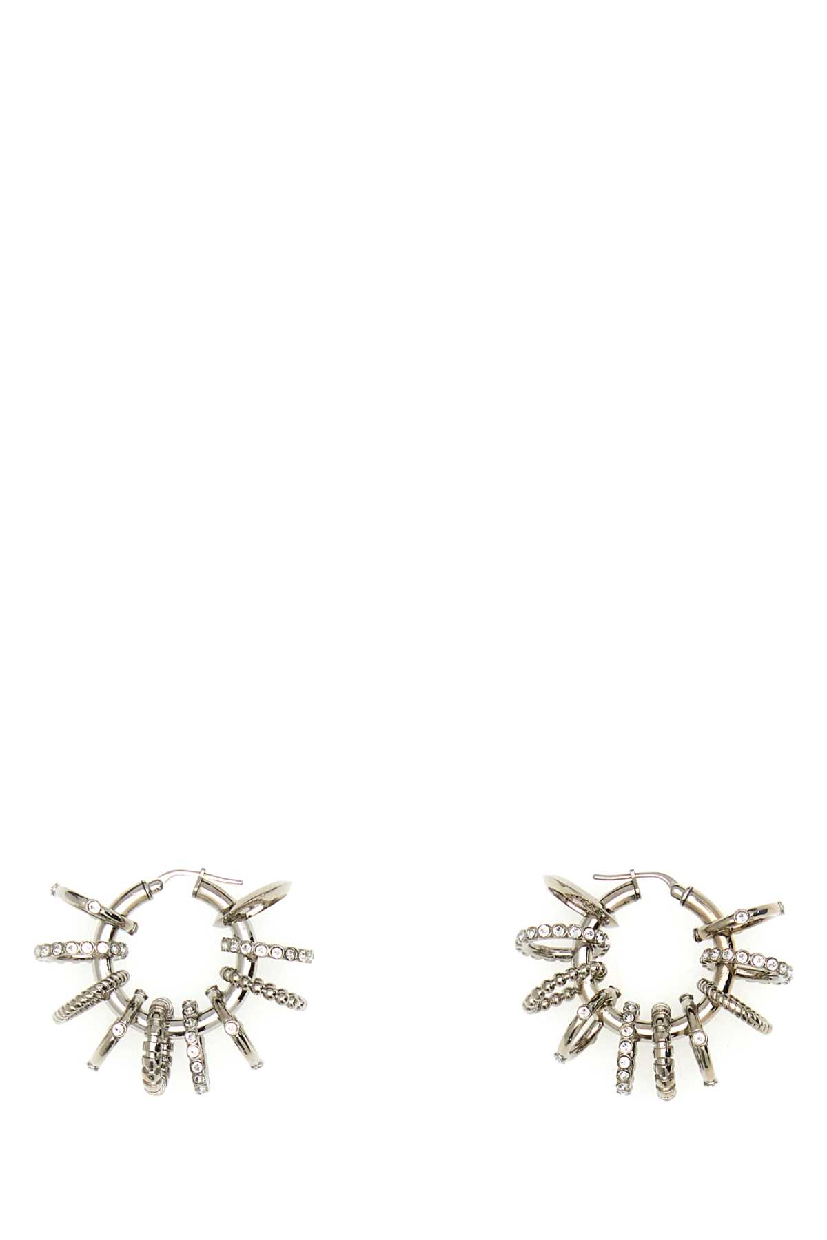 [Amina Muaddi] Earring FW23 MULTIRINGHOOPBIG WHICRYSIBA