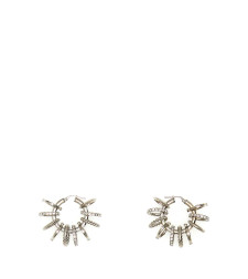 [Amina Muaddi] Earring FW23 MULTIRINGHOOPBIG WHICRYSIBA