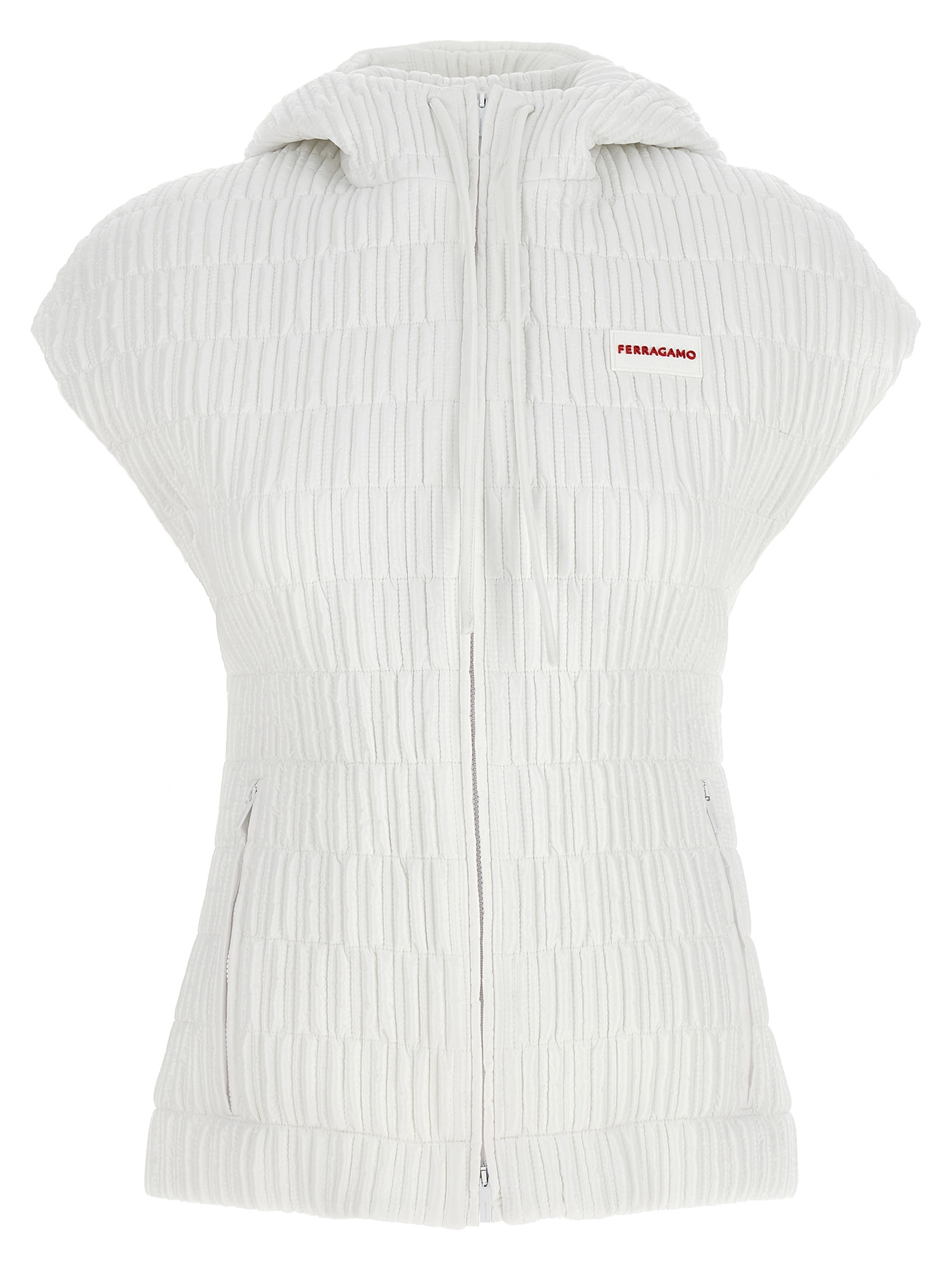 [Ferragamo] Vest SS24 771340OPTICWHITE