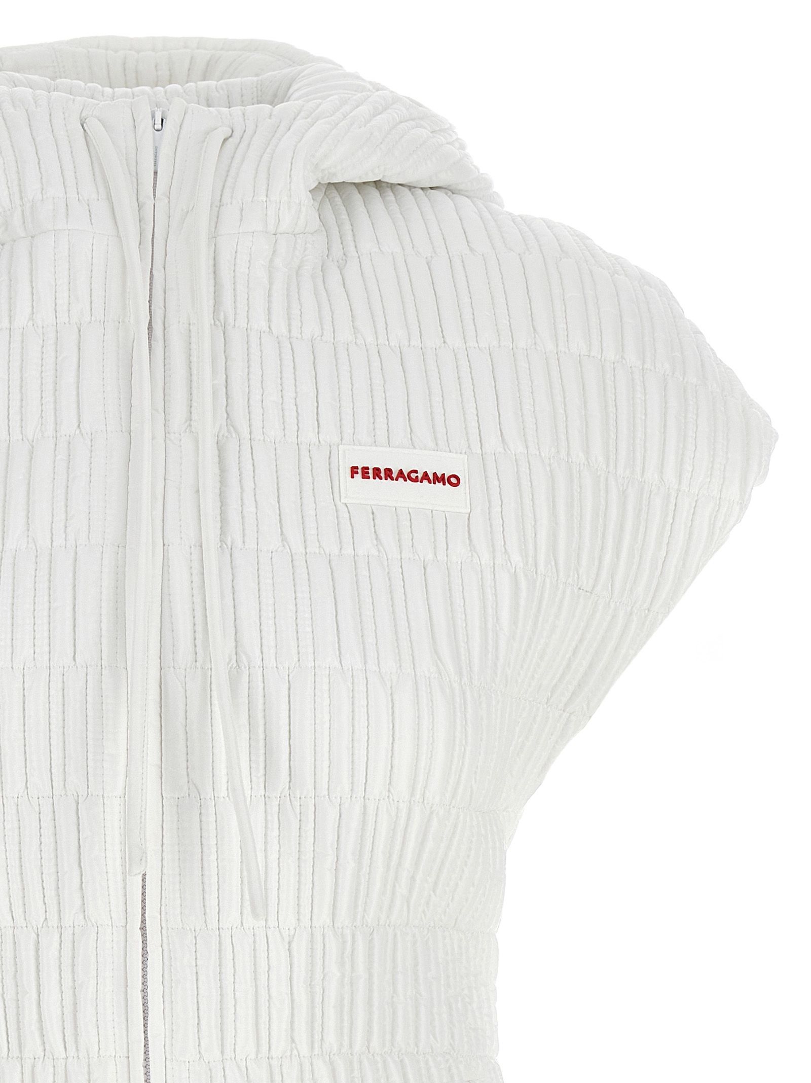 [Ferragamo] Vest SS24 771340OPTICWHITE