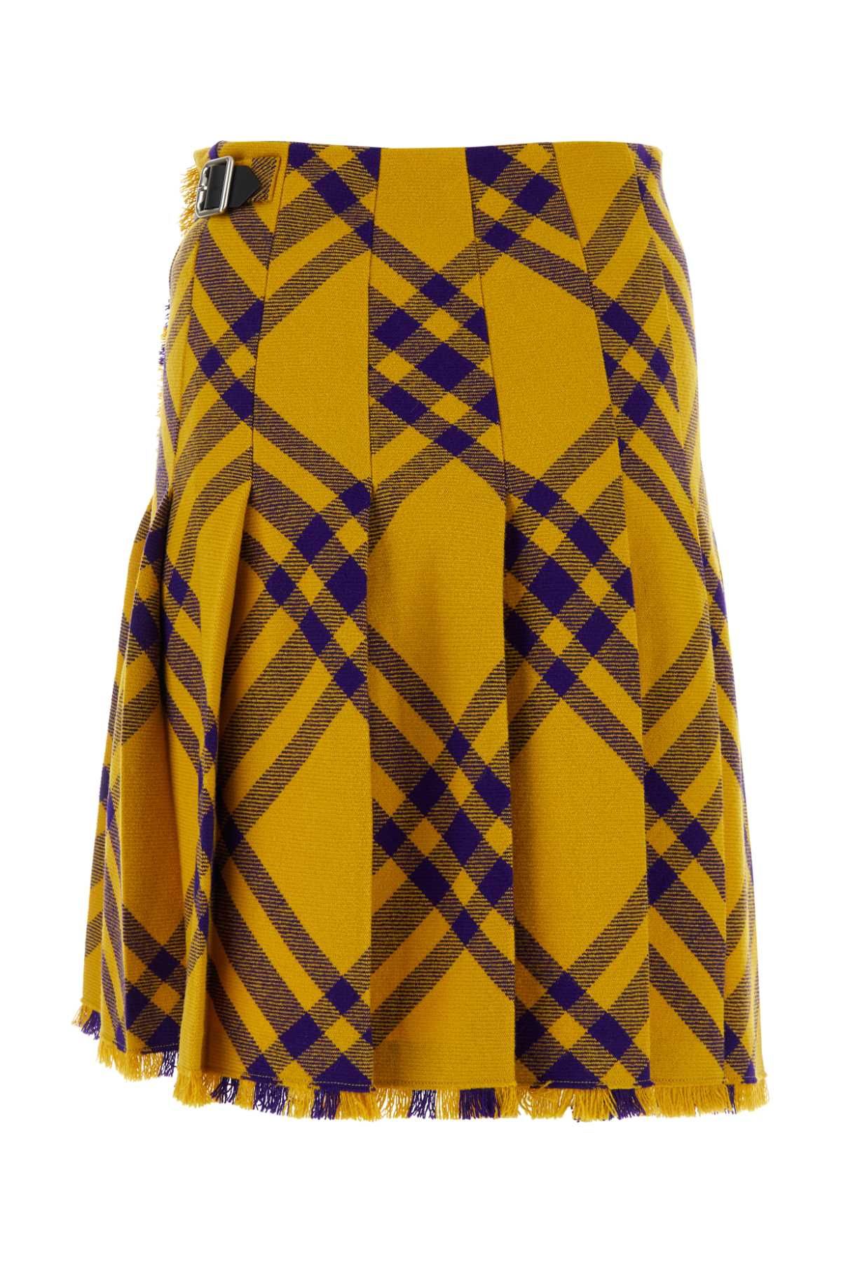 [Burberry] Midi skirt FW23 8077198 B7339