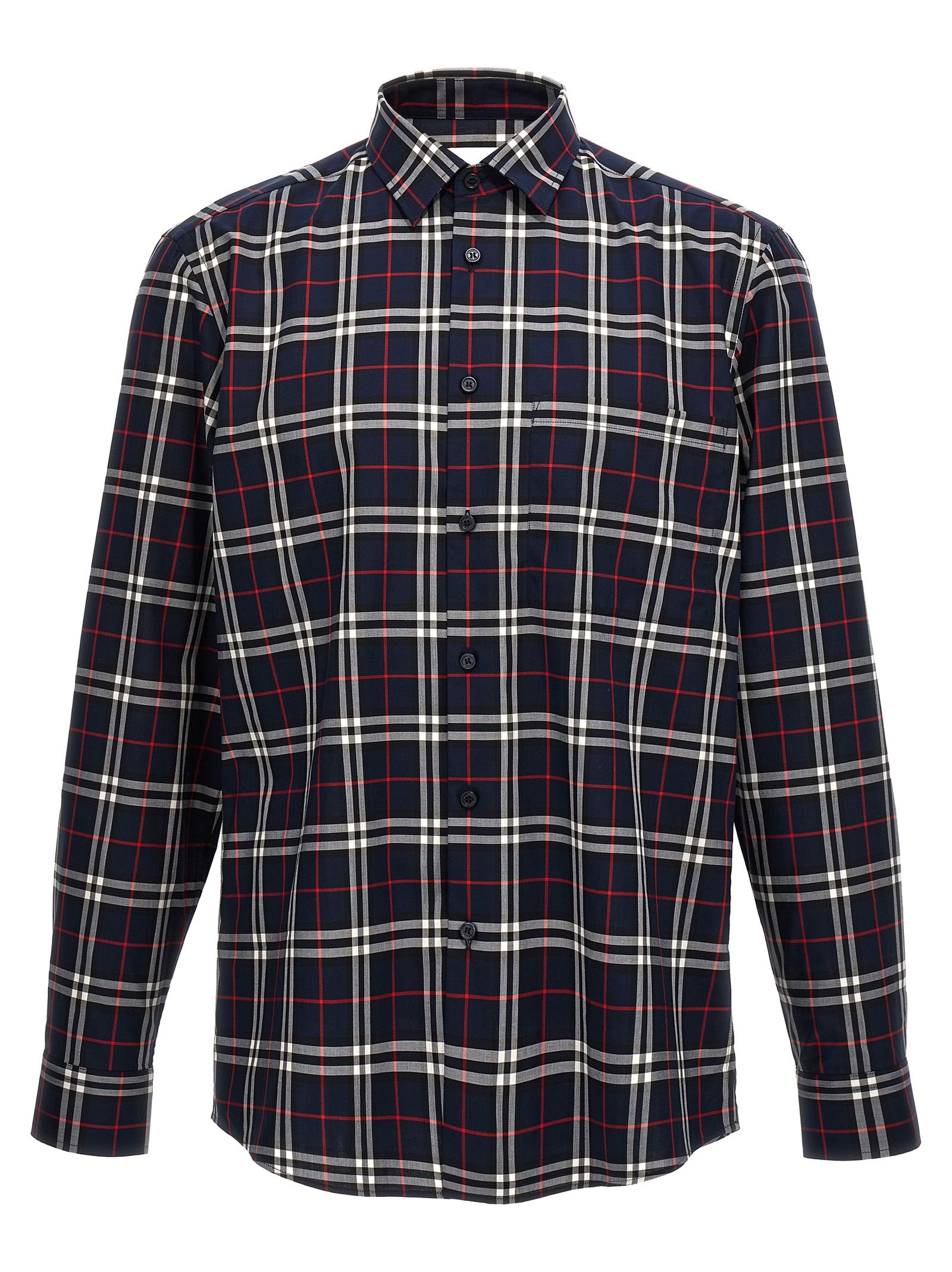 [Burberry] Shirts Long Sleeve SS24 8073220NAVY