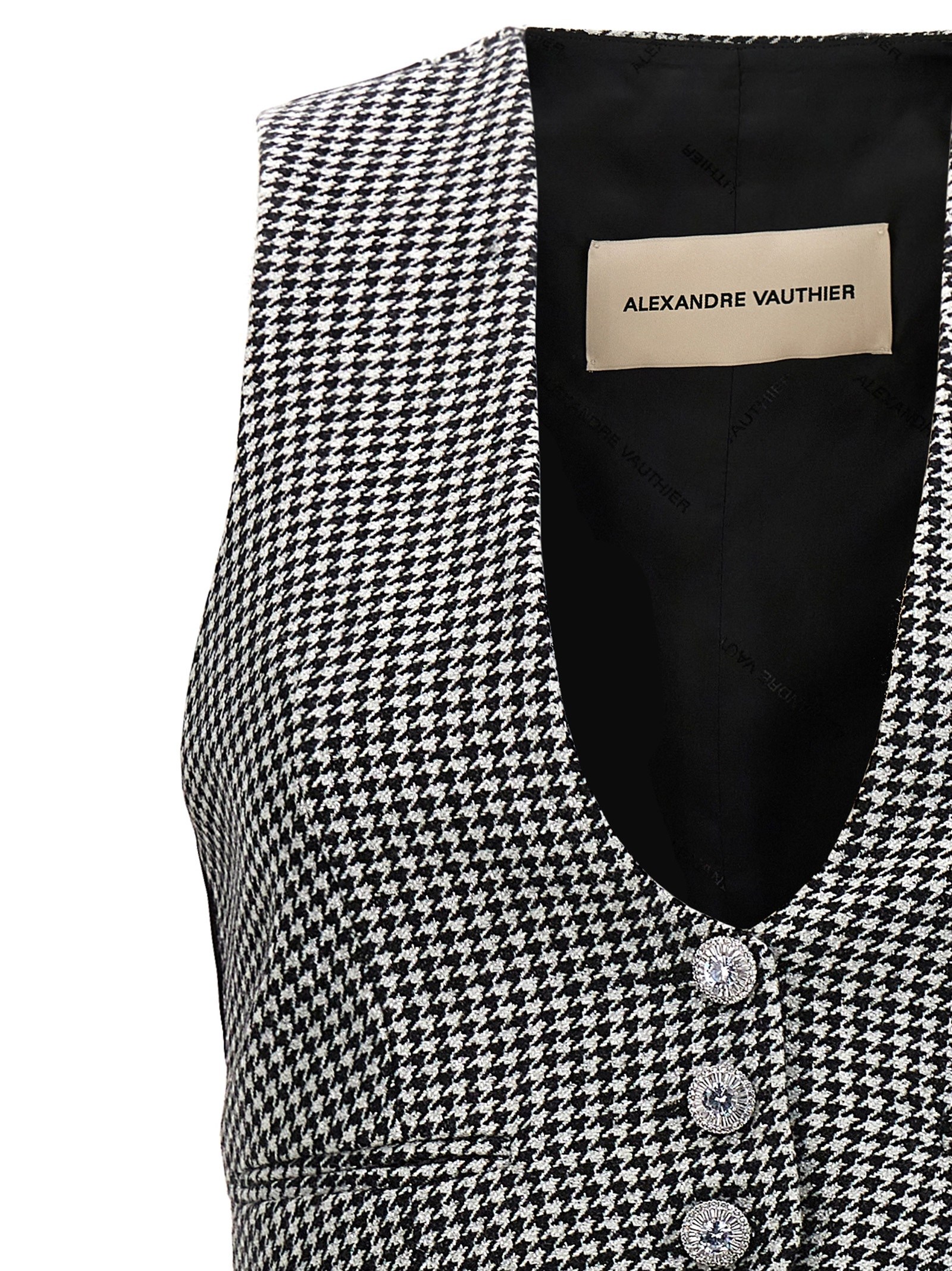 [Alexandre Vauthier] Vest FW23 234JA1151BLACKWHITE