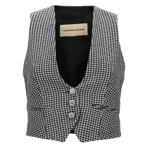 [Alexandre Vauthier] Vest FW23 234JA1151BLACKWHITE
