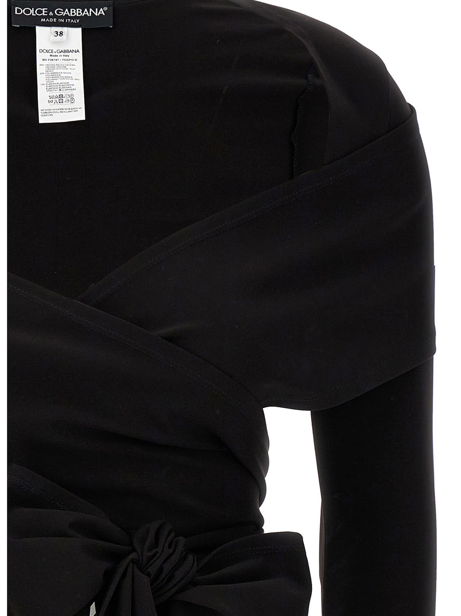 [Dolce & Gabbana] T-shirts Long Sleeve SS23 F26T8TFUGPON0000