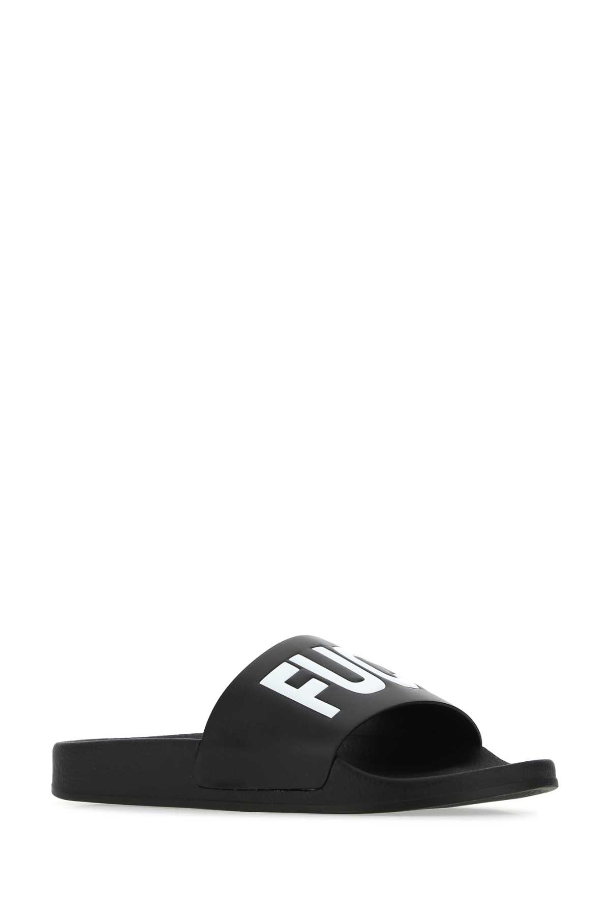 [VTMNTS] Slippers SS22 VL12FL200B BLACKWHITE