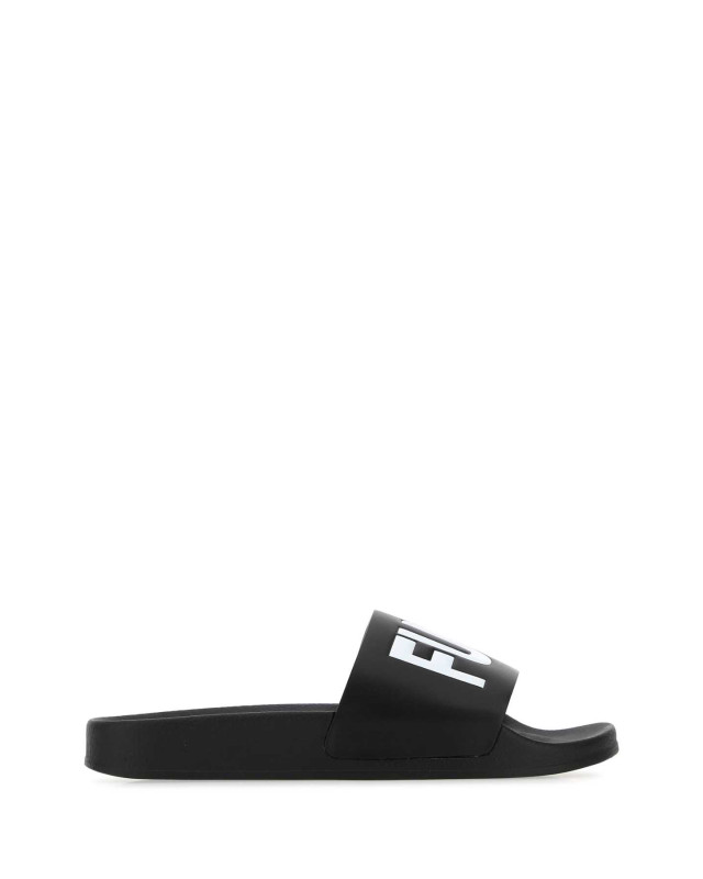 [VTMNTS] Slippers SS22 VL12FL200B BLACKWHITE