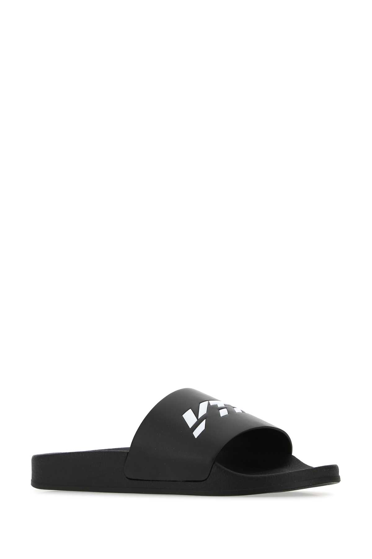 [VTMNTS] Slippers SS22 VL12FL100X BLACKWHITE