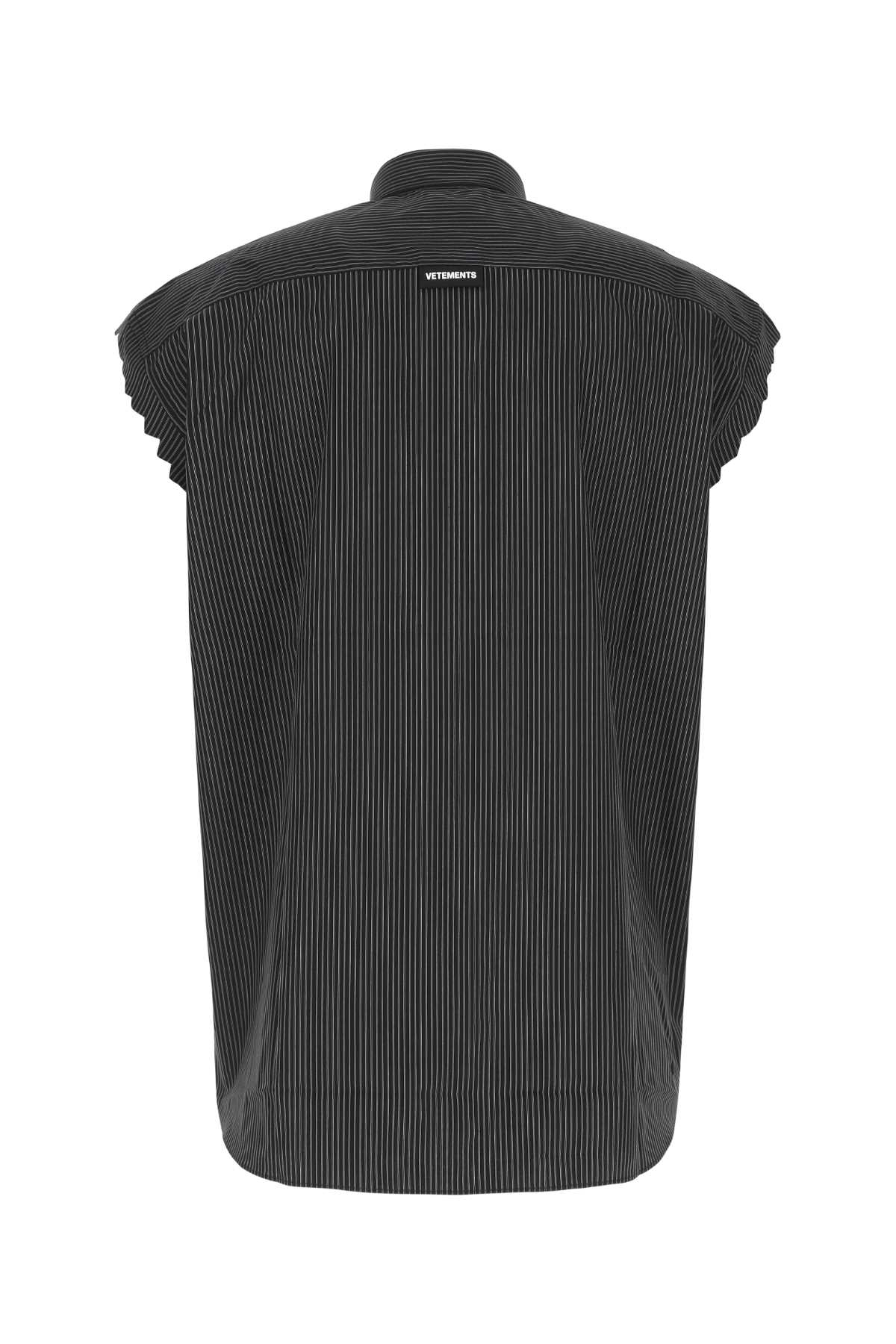 [Vetements] Shirts Short Sleeve SS22 UE52SH100B BLACKSTRIPES