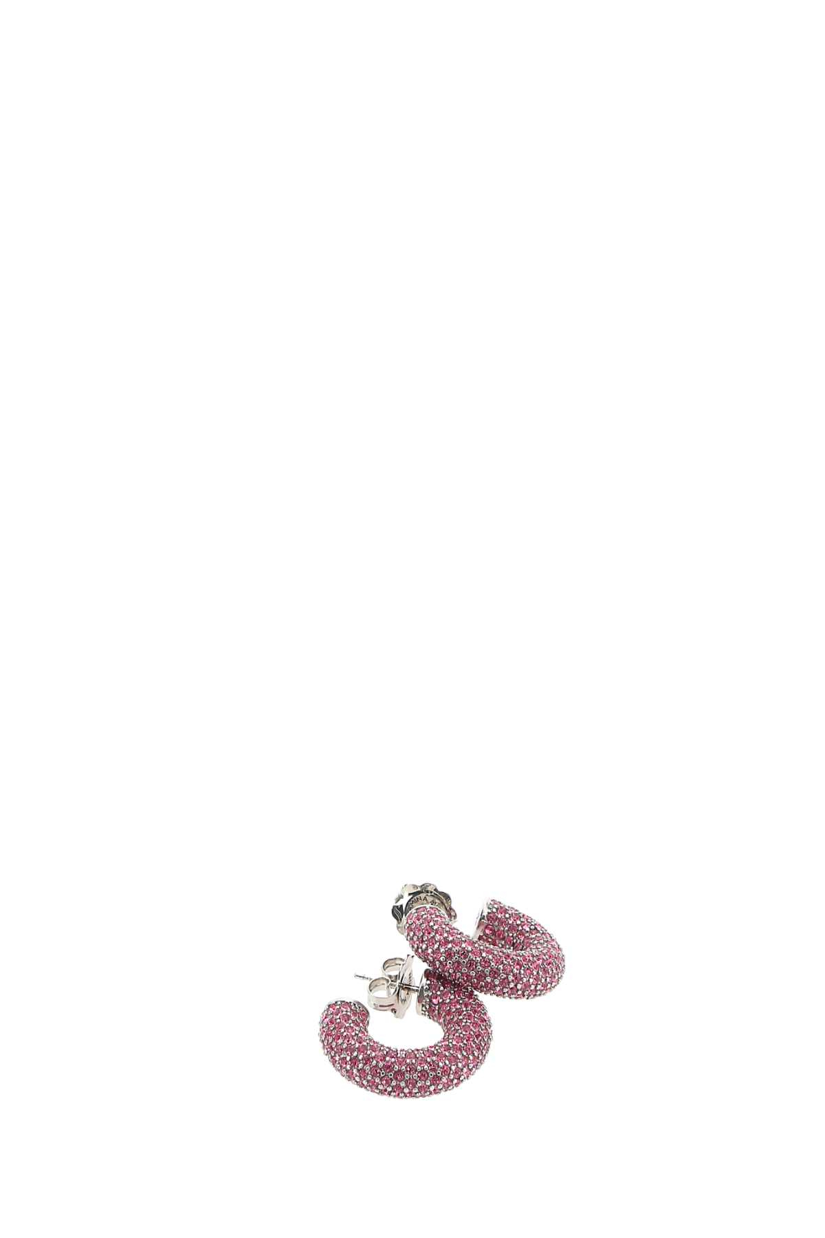 [Amina Muaddi] Earring FW22 CAMERONHOOPMINI ROSE