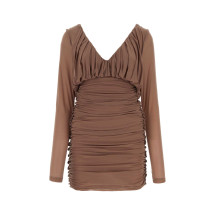 [Saint Laurent] Long sleeve dress SS23 729749Y5G98 5762