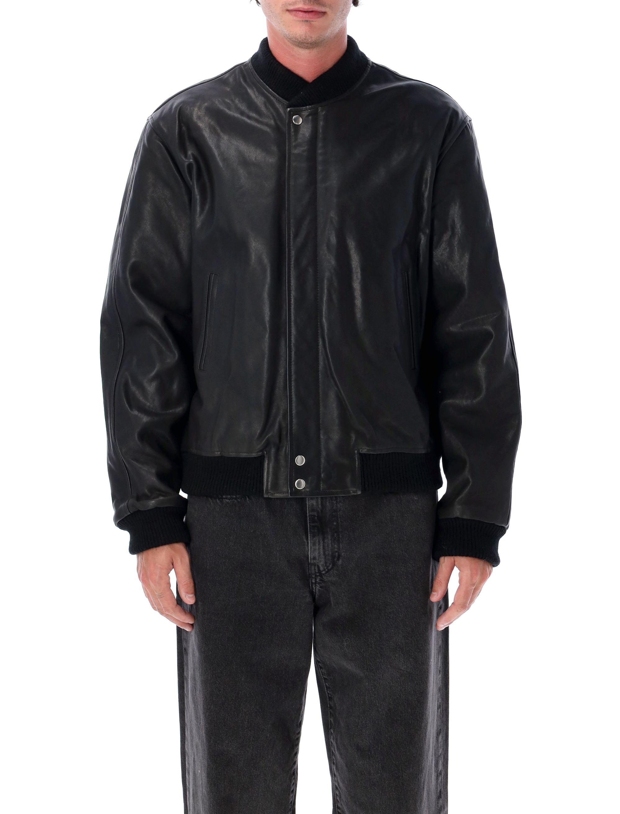 [MARANT] Leather Jacket FW25 VE0551HAC3B02H01BK