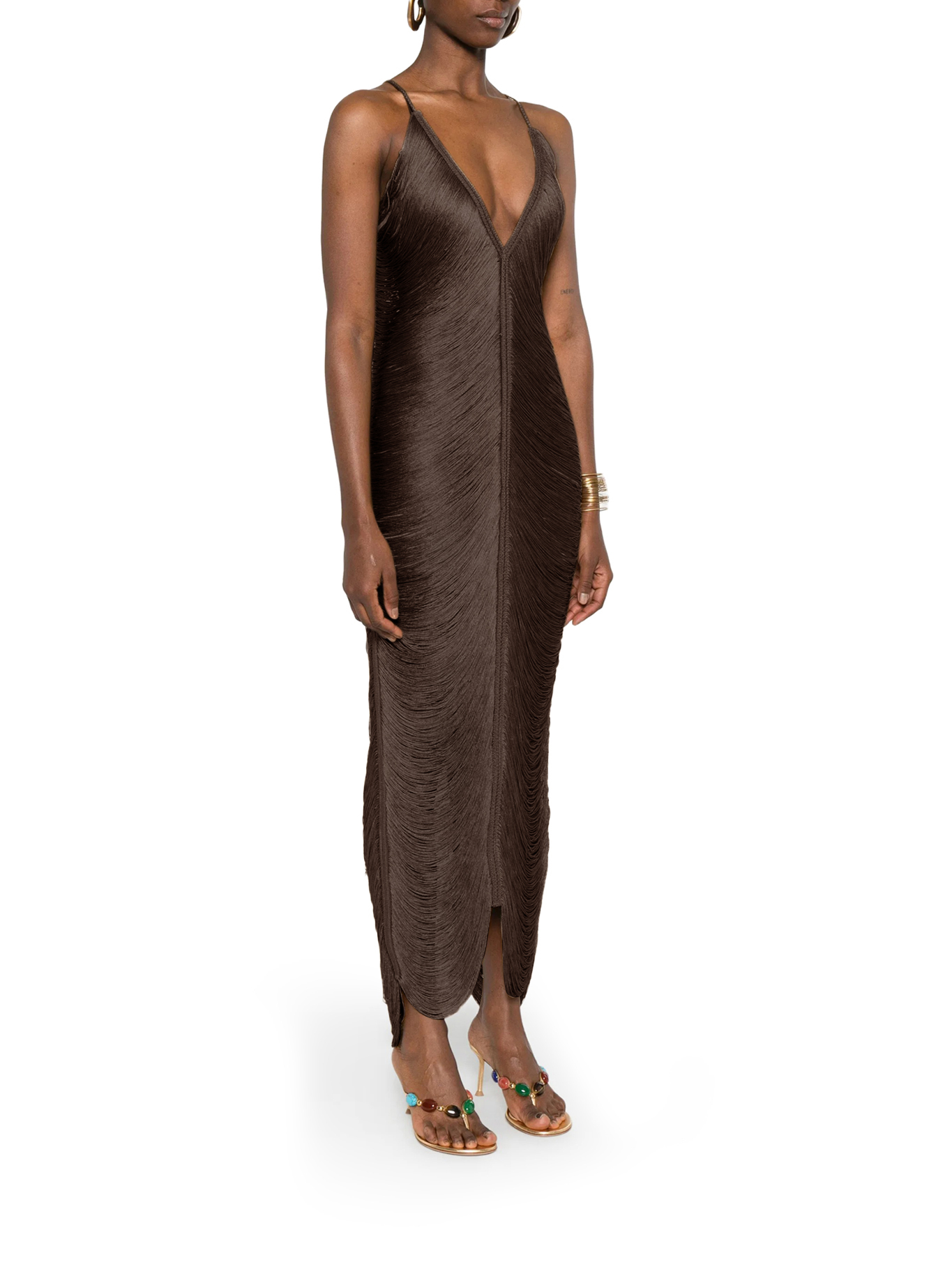 [Bless] Sleeveless dress SS26 SOLEDARK BROWN