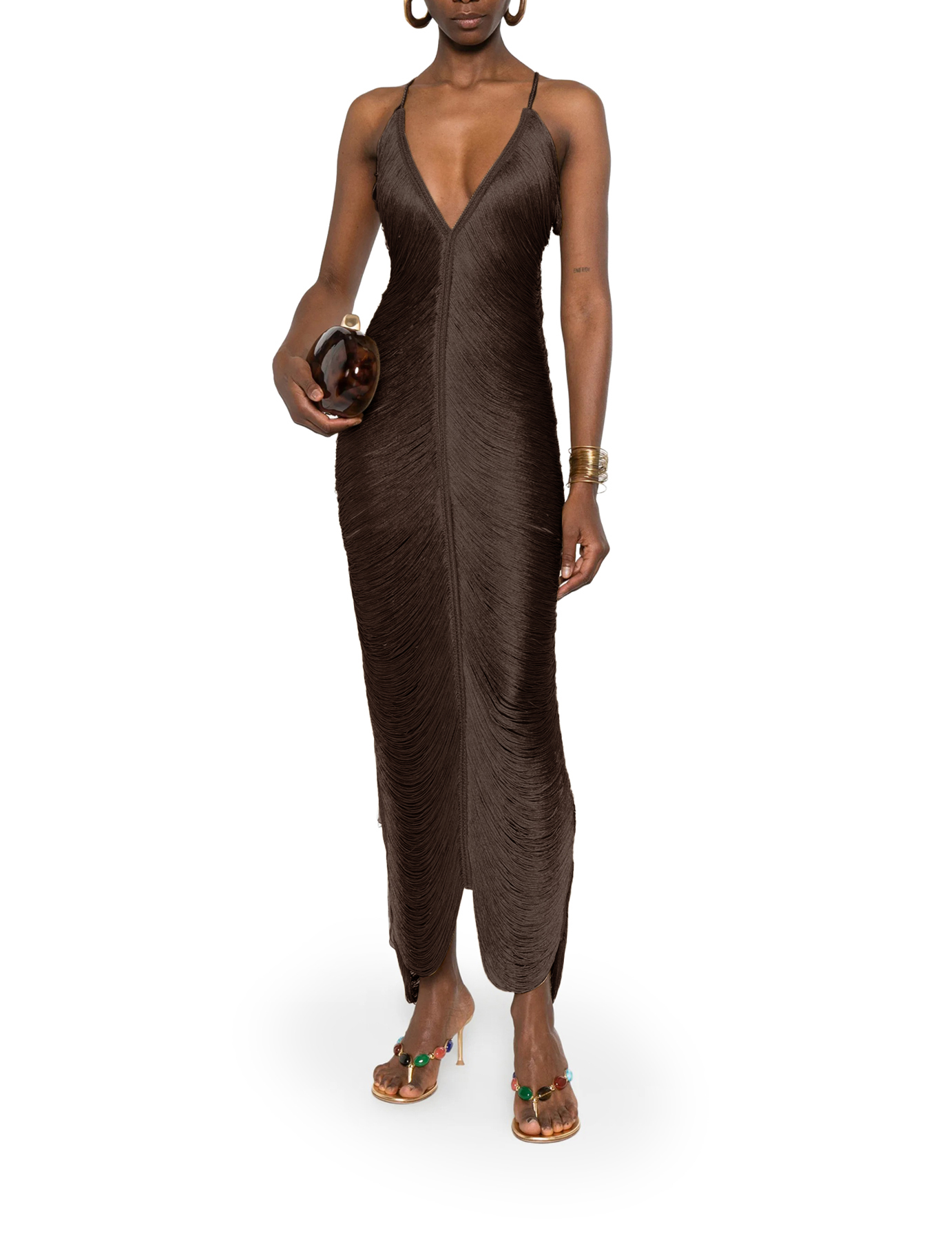 [Bless] Sleeveless dress SS26 SOLEDARK BROWN