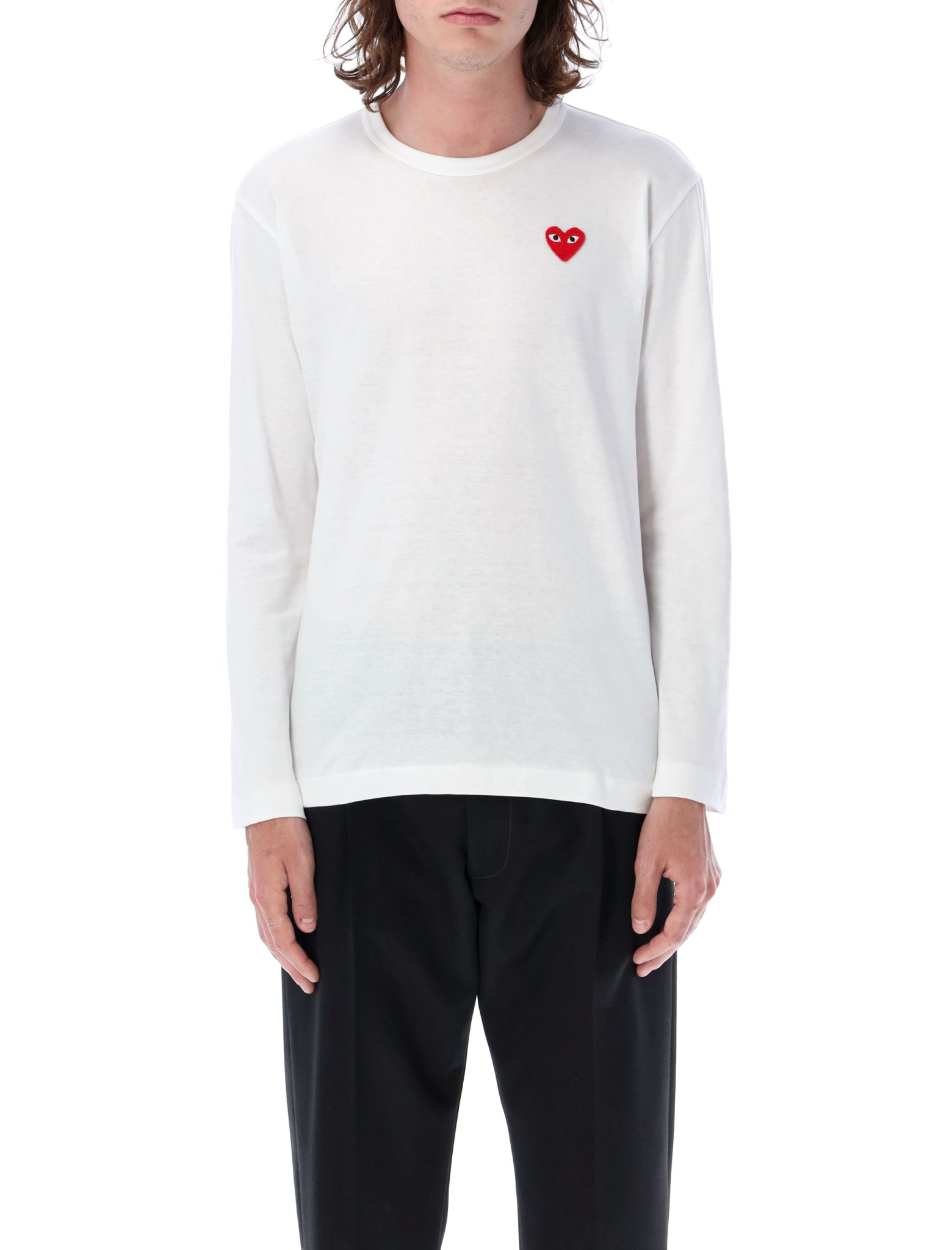 [COMME DES GARCONS PLAY] T-shirts Long Sleeve SS26 AX-T118-0512