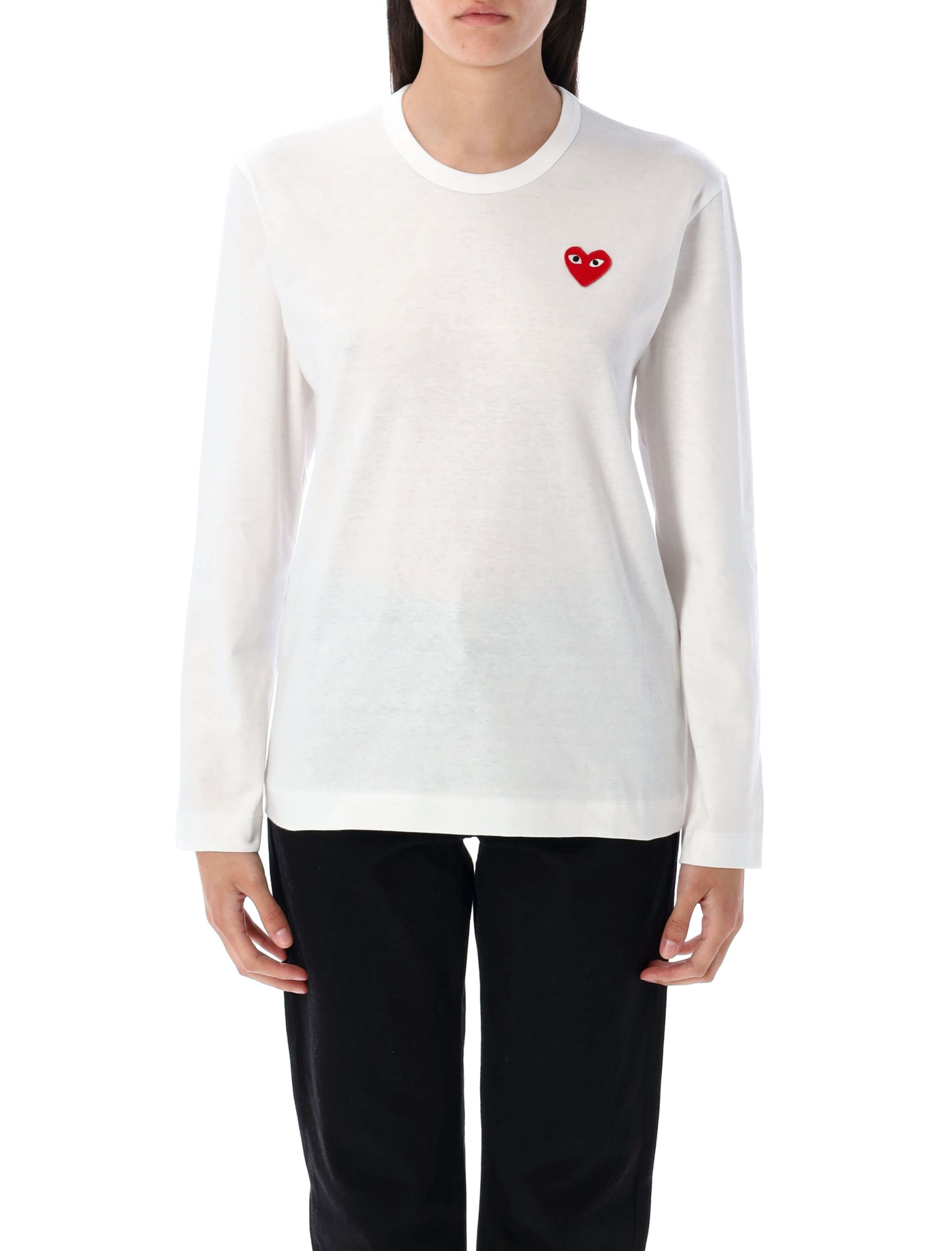 [COMME DES GARCONS PLAY] T-shirts Long Sleeve SS26 AX-T118-0512