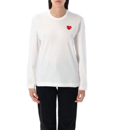 [COMME DES GARCONS PLAY] T-shirts Long Sleeve SS26 AX-T118-0512