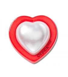 [Crocs] Fashion Accessory SS25 CR.4780RED AND PEARL HEART