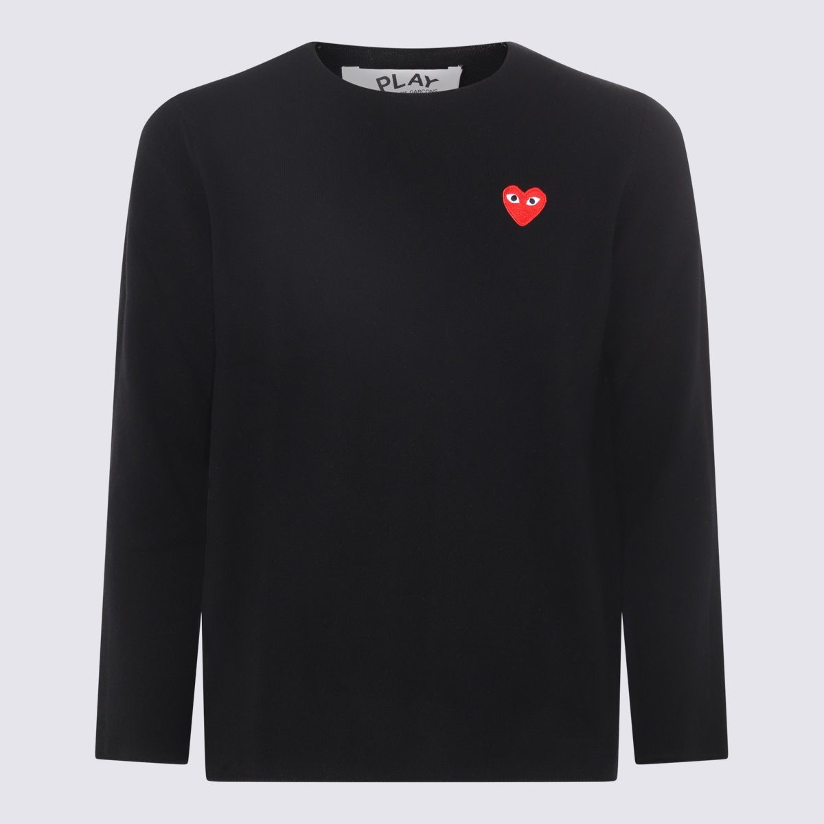 [COMME DES GARCONS PLAY] Sweatshirt CO P1N068BLACK