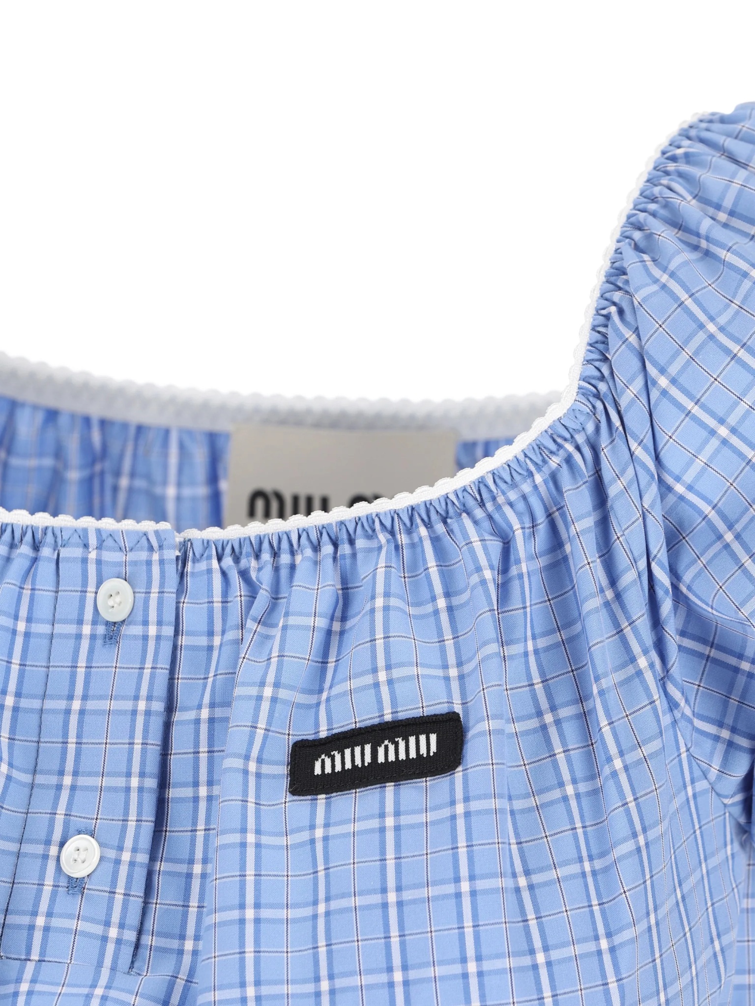 [Miu Miu] Short sleeve dress SS26 MF6225S-OOO183AF0076