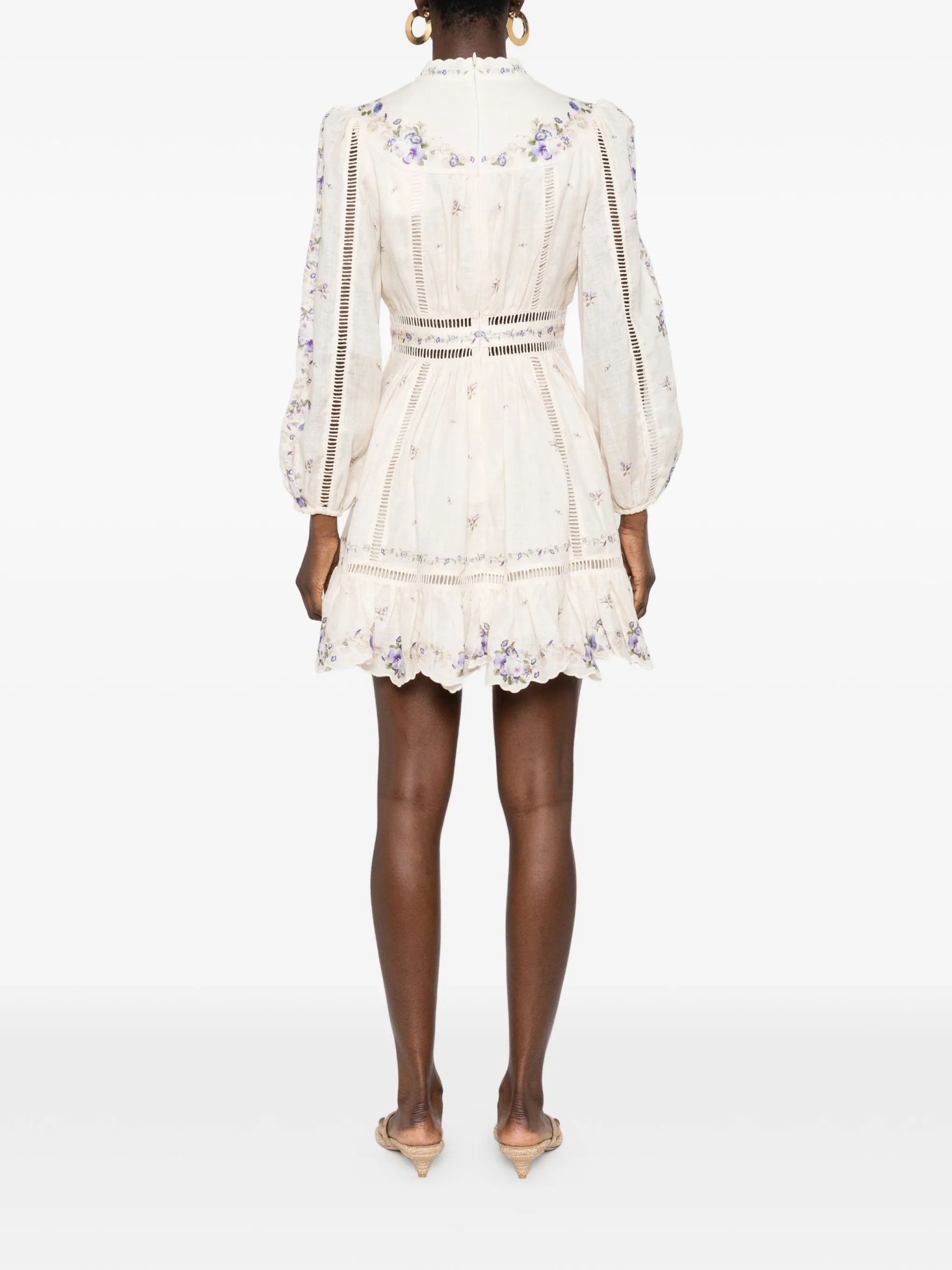 [Zimmermann] Long sleeve dress SS26 5376DRS264CPPR