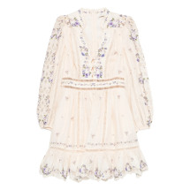 [Zimmermann] Long sleeve dress SS26 5376DRS264CPPR