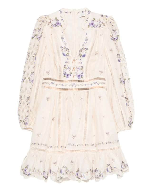 [Zimmermann] Long sleeve dress SS26 5376DRS264CPPR