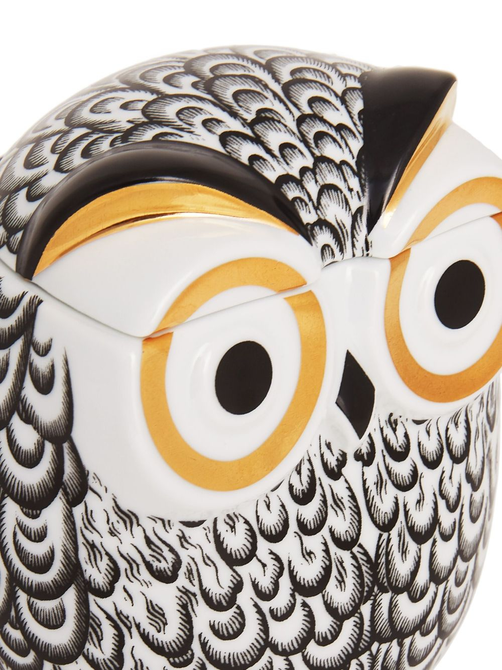 [Fornasetti] Other Accessory FW25 P29Z003CIVETTAPIUMATABIANCO/NERO/ORO