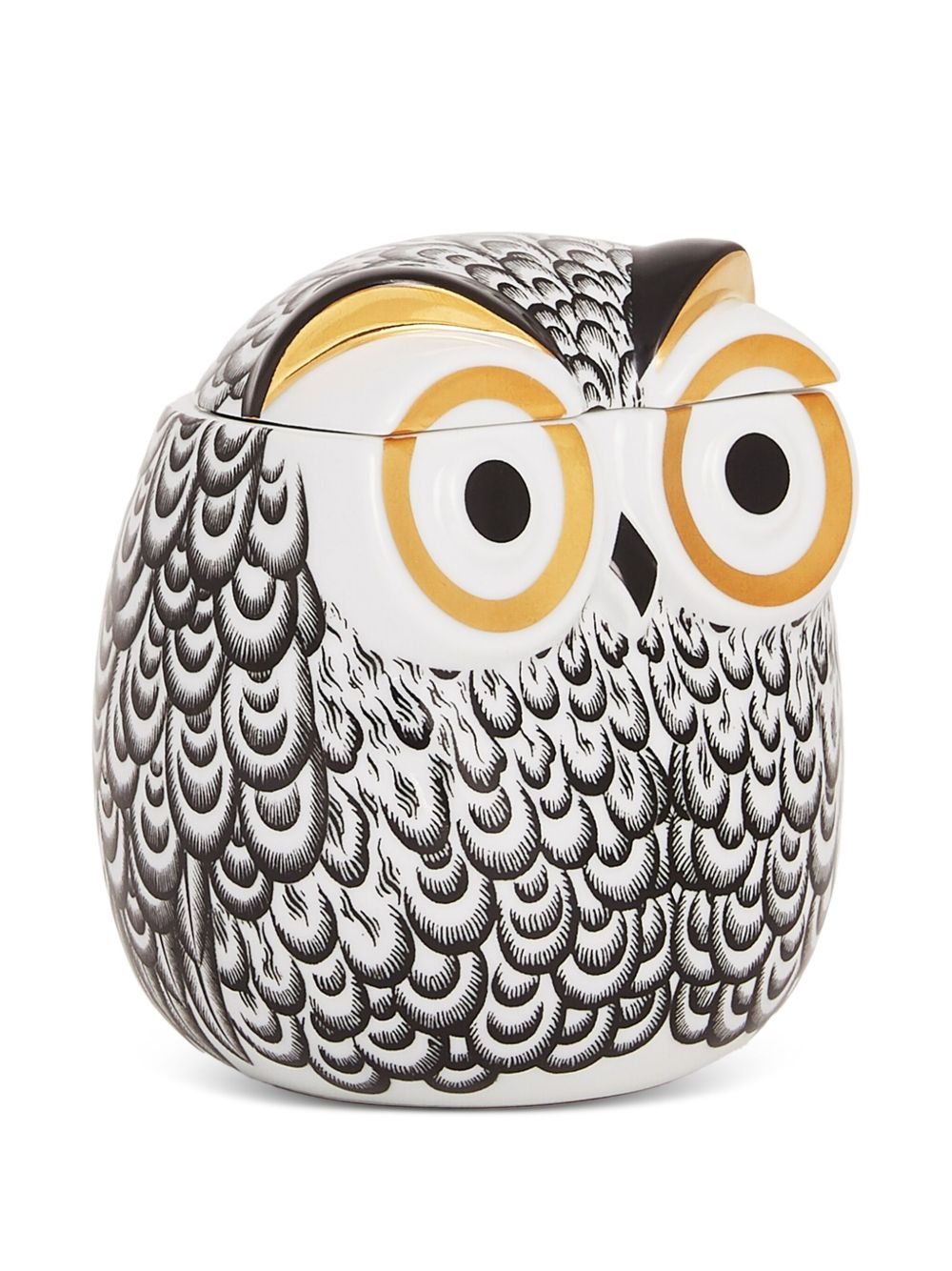[Fornasetti] Other Accessory FW25 P29Z003CIVETTAPIUMATABIANCO/NERO/ORO