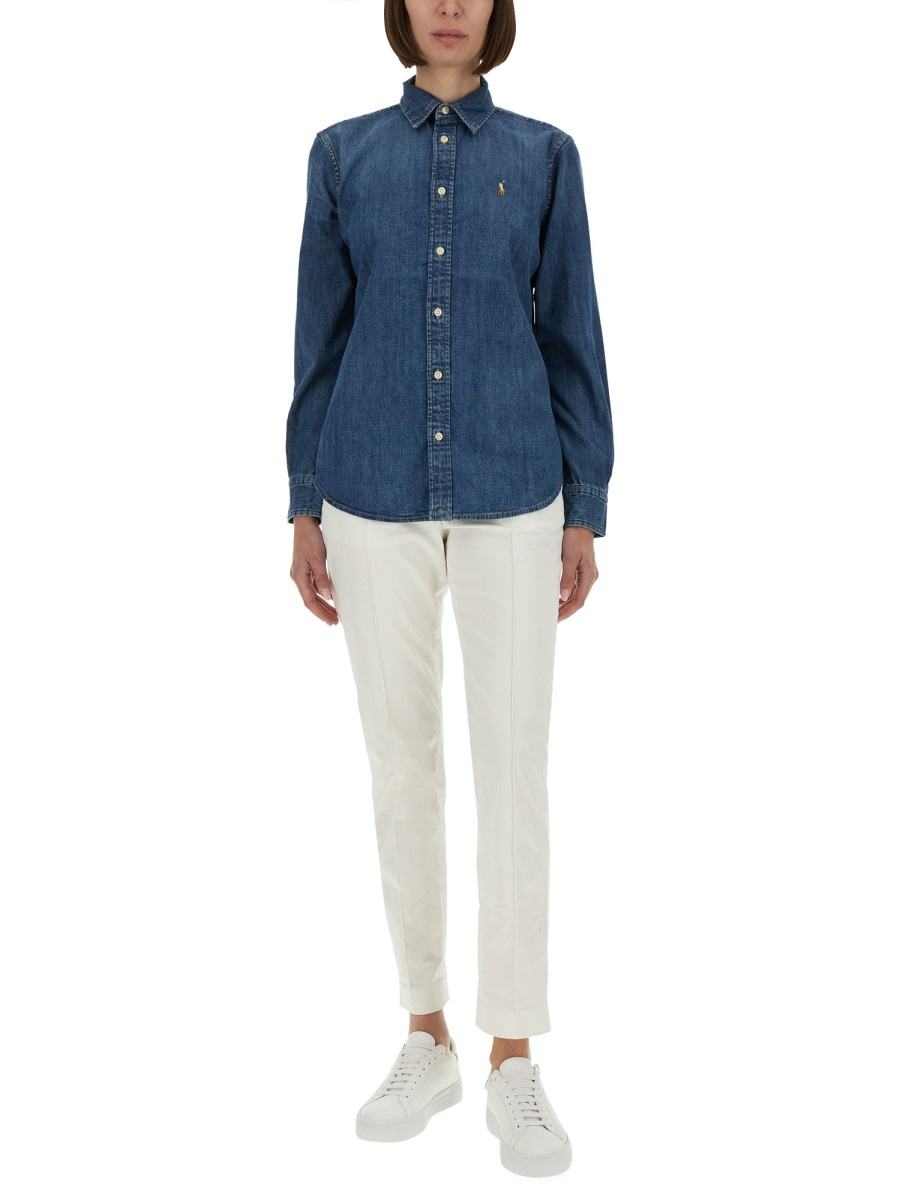 [Polo Ralph Lauren] Shirts Long Sleeve SS26 211969458_001MERCEDWASH