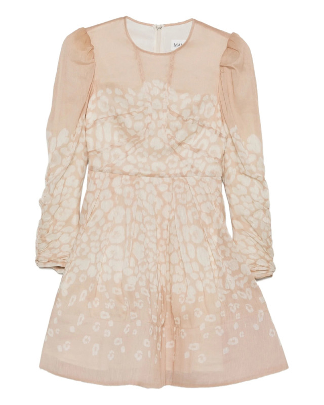 [Malina] Long sleeve dress FW25 12247778 LEONI BEIGE