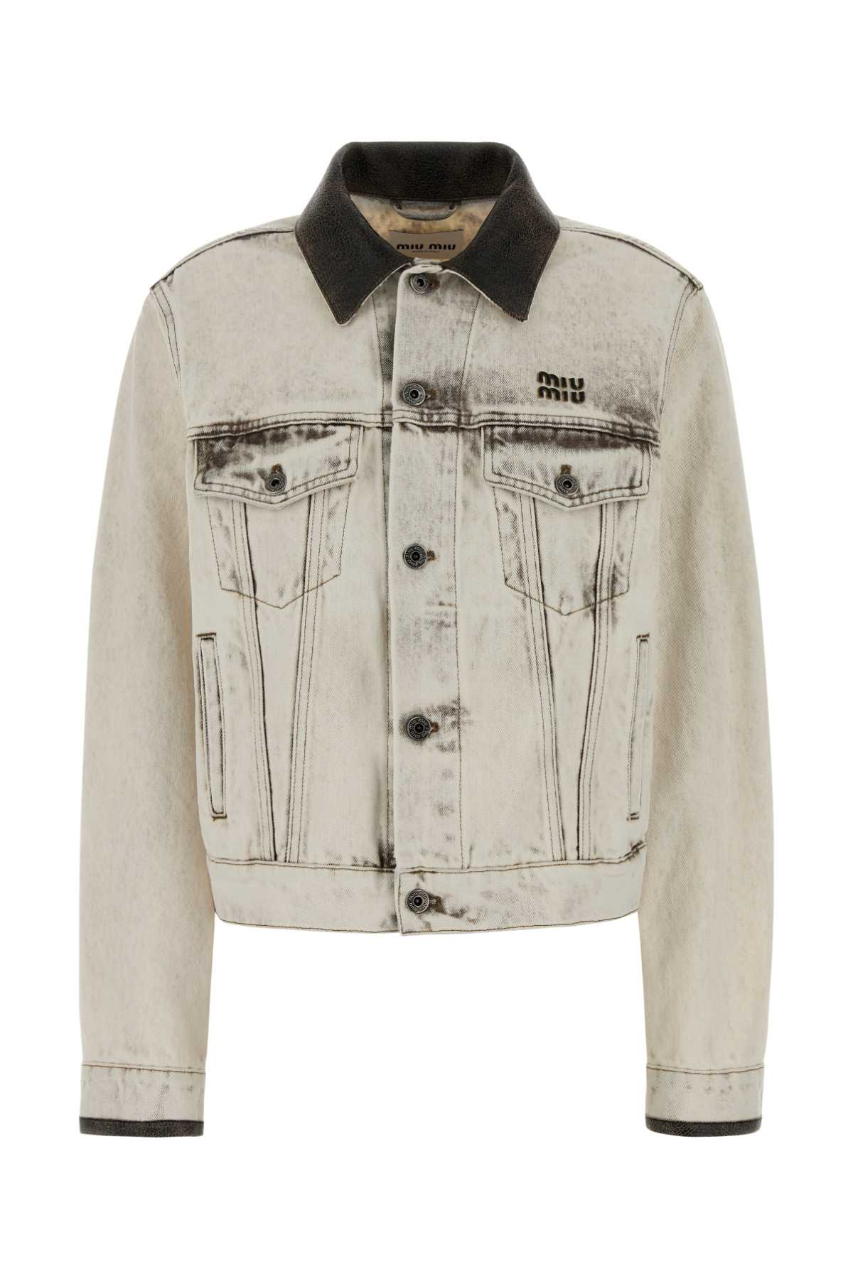 [Miu Miu] Denim Jacket SS26 GWB273SOOO183T F0009
