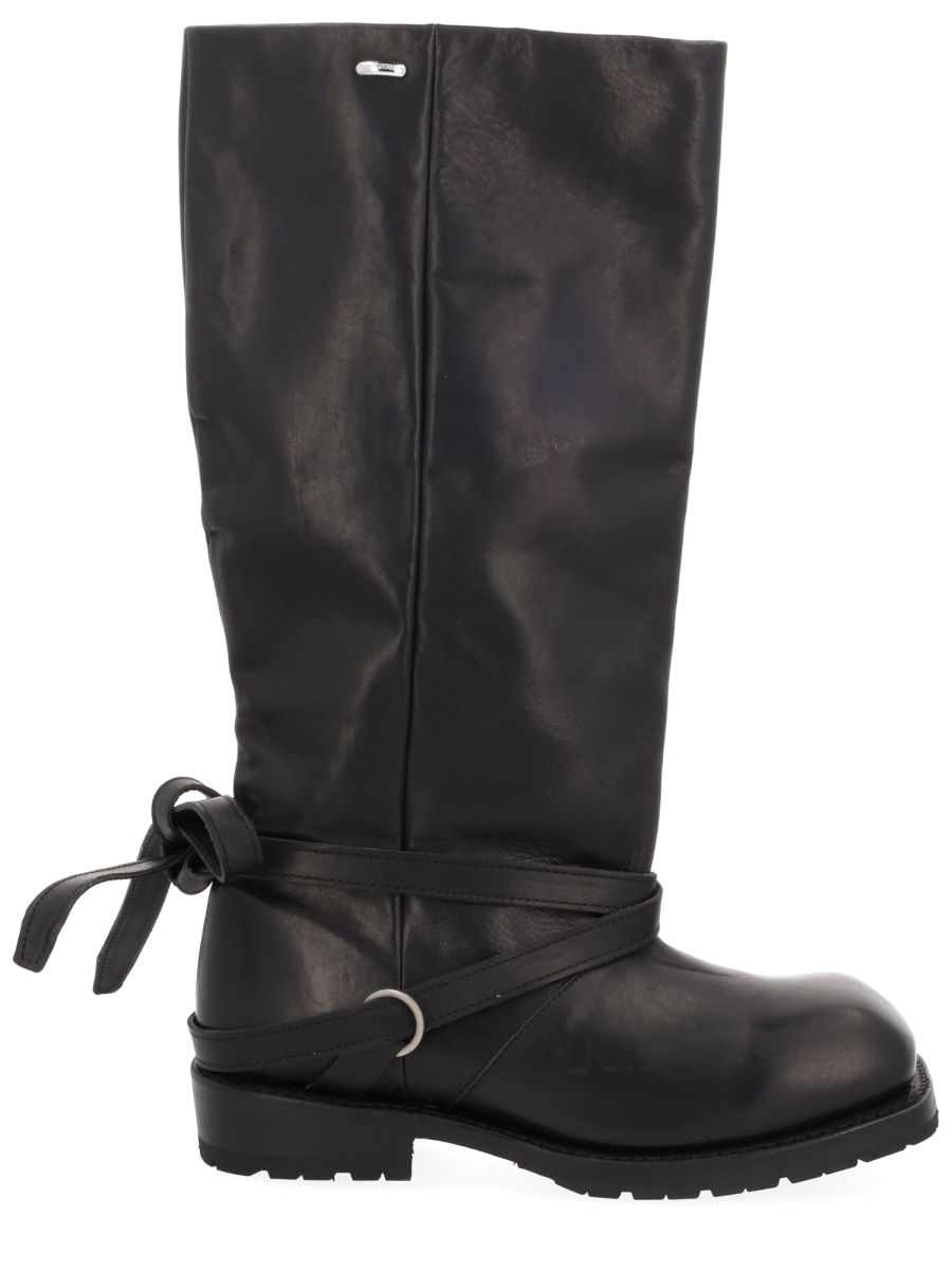 [Our Legacy] Long Boots FW25 A4257HB_BLACKTENSILECATTLEHIDE