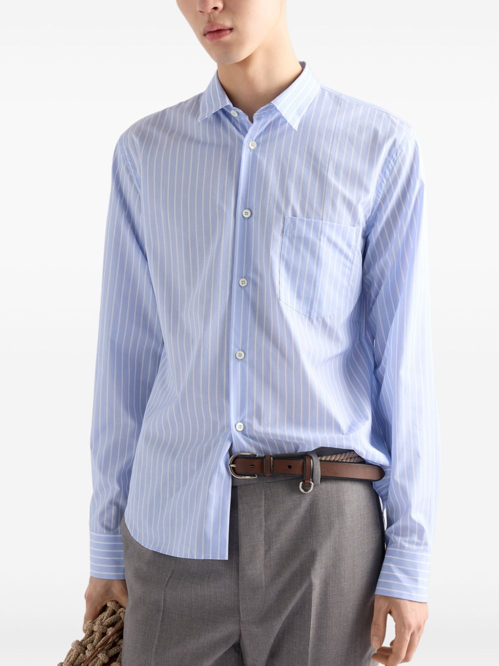 [Prada] Shirts Long Sleeve FW25 UCN62717LQF0D9K