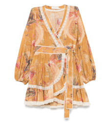 [Zimmermann] Long sleeve dress FW25 3245DSS253MTDPFL