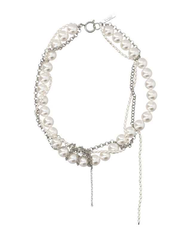 [JUSTINE CLENQUET] Necklace SS26 NICOLECHOKERPALLADIUM