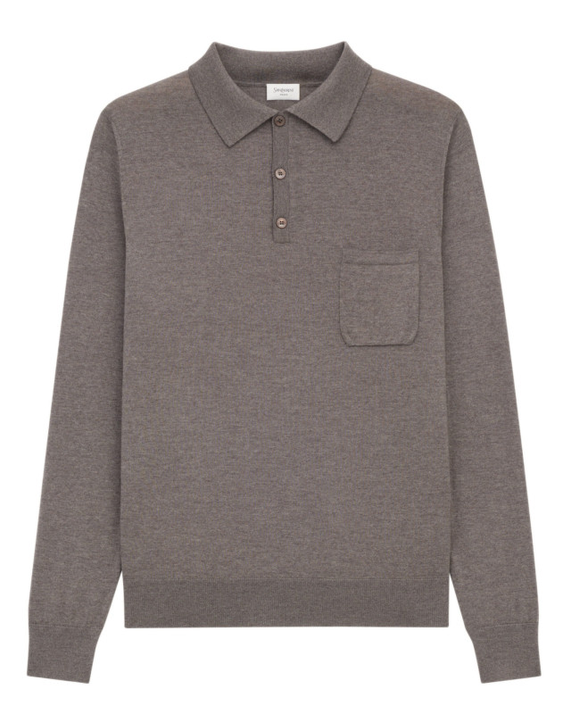 [Saint Laurent] T-shirts Long Sleeve FW25 821892Y75YW1480