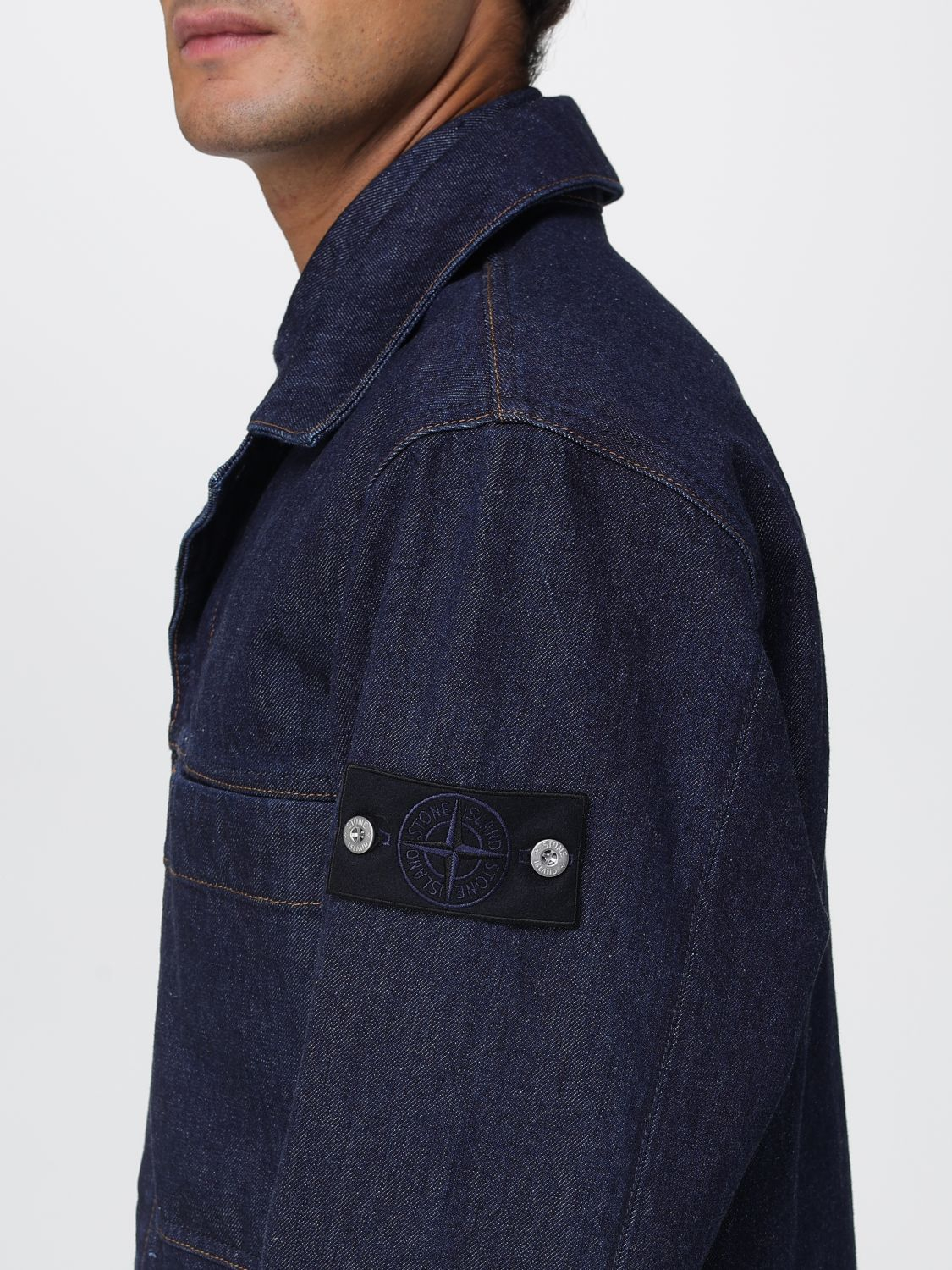 [Stone Island] Denim jacket FW25 Q100027S00J7 VJ201